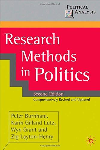 Research Methods in Politics (Political Analysis (Palgrave Paperback))