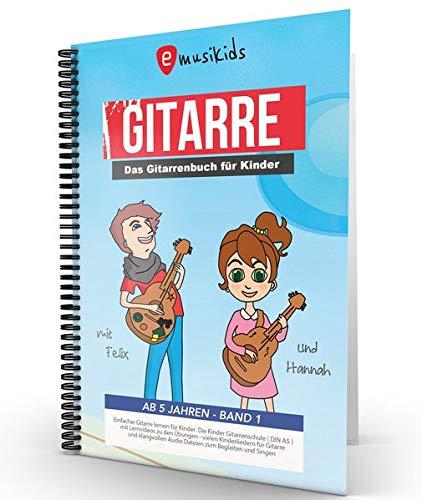 Das kompakte Anfänger Gitarrenbuch für Kinder: Die neue kompakte kindgerechte Gitarrenschule mit vielen Kinderliedern, aktuellen Songs und Lernvideos ... Spiralbindung, inkl. QR-Codes für Lernvideos