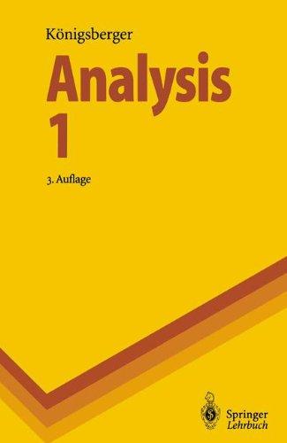 Analysis 1 (Springer-Lehrbuch)