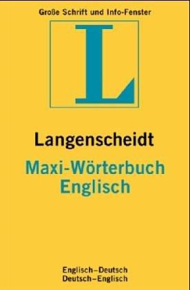 Langenscheidts Maxi Wörterbuch, Englisch