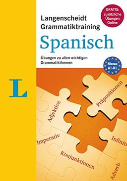 Langenscheidt Grammatiktraining Spanisch - Buch mit Online-Übungen: Übungen zu allen wichtigen Grammatikthemen