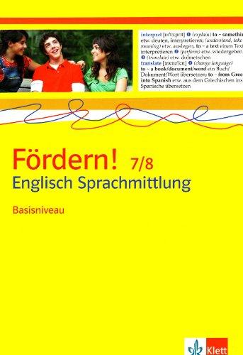 Fördern! Englisch / Englisch Sprachmittlung Basisniveau 7./8. Klasse. Kopiervorlagen