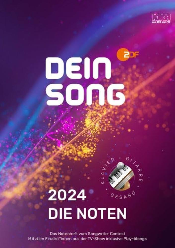 Dein Song 2024 - Die Noten: Klavier, Gitarre und Gesang. Ausgabe inkl. Play-Along.