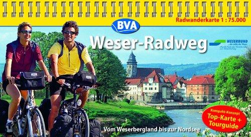 Weser-Radweg: Kompakt-Spiralo 1:75.000