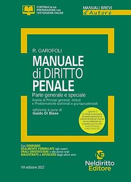 Manuale di diritto penale. Parte generale e speciale. Nuova ediz. Con espansione online (Manuali brevi d'autore)