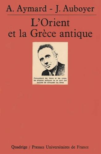 L'Orient et la Grèce antique