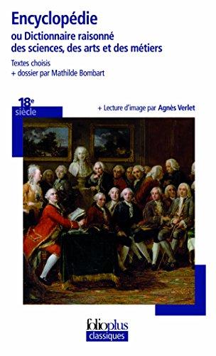 Encyclopédie ou Dictionnaire raisonné des sciences, des arts et des métiers