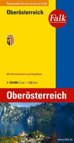 Falk Bundesländerkarte Österreich Oberösterreich 1:150 000