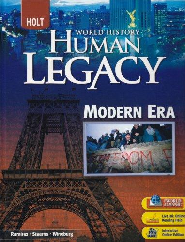 World History: Human Legacy: Student Edition 2008: Holt World History Human Legacy