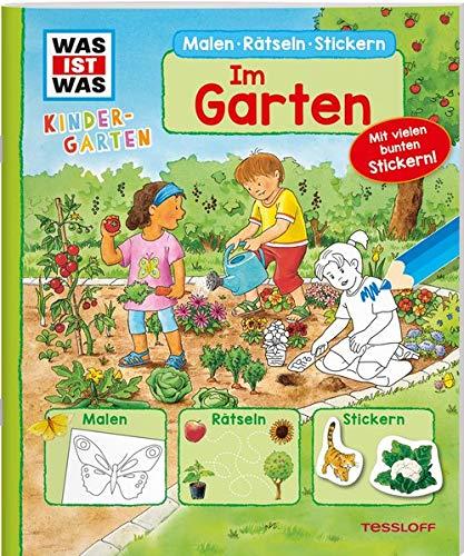 WAS IST WAS Kindergarten Malen Rätseln Stickern Im Garten. Malen, Rätseln, Stickern