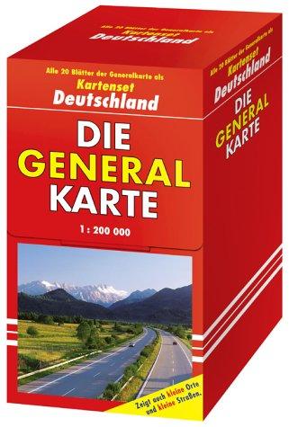 Die Generalkarten Deutschland Pocket, 10 Doppel-Blätter