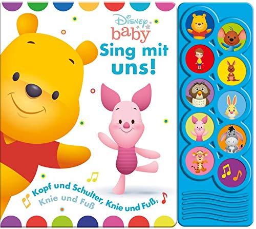 Disney Baby: Sing mit uns! - Interaktives Pappbilderbuch mit 10 lustigen Geräuschen