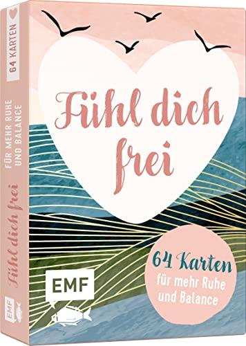 Kartenbox Fühl dich frei – 64 Karten für mehr Ruhe & Balance: Stärkende Seelen-Mantras, Achtsamkeitsübungen, wohltuende Momente in Leichtigkeit und Stille und mehr