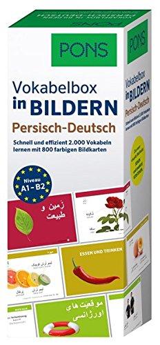 PONS Vokabelbox in Bildern Persisch-Deutsch: Schnell und effizient 2.000 Vokabeln lernen mit 800 farbigen Bildkarten