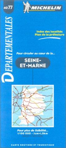 Michelin France Seine-Et-Marne #4077 (Departmental Maps S.)