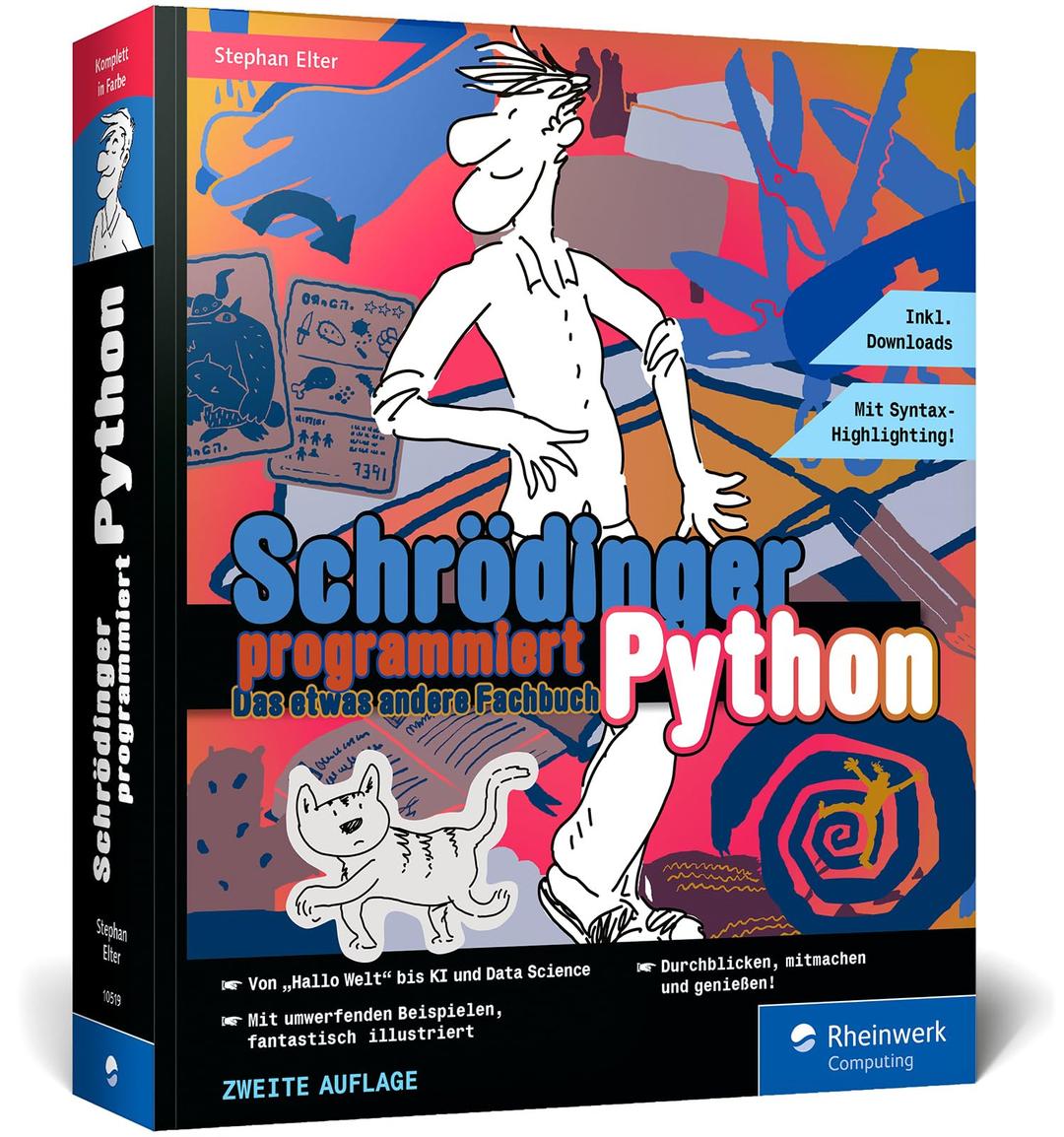 Schrödinger programmiert Python: Das etwas andere Fachbuch. Im Comic-Stil programmieren mit Python lernen.