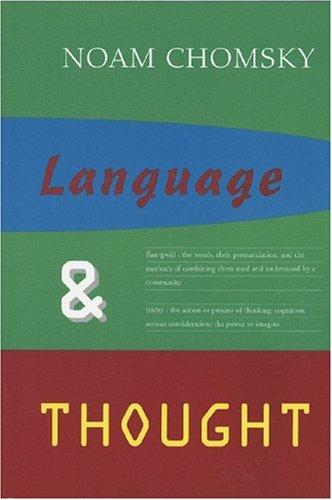 Language & Thought (Anshen Transdisciplinary Lectureships in Art, Science, and t)