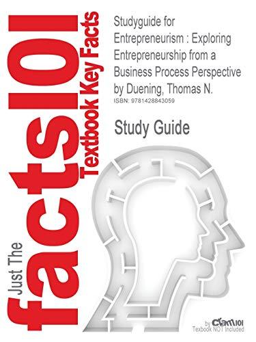 Entrepreneurism : Exploring Entrepreneurship from a Business Process Perspective by Thomas N. Duening, William Sherrill: Exploring Entrepreneurship ... by Duening, Thomas N., ISBN 9781592602513