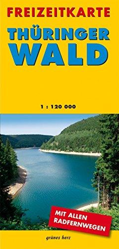 Freizeitkarte Thüringer Wald: Doppelkarte. Mit Rennsteig und Thüringenweg. Maßstab 1:120.000. (Freizeitkarten)