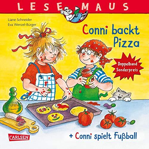 LESEMAUS 204: "Conni backt Pizza" + "Conni spielt Fußball" Conni Doppelband: Sonderpreis € 5,00 (statt € 7,98) (204)