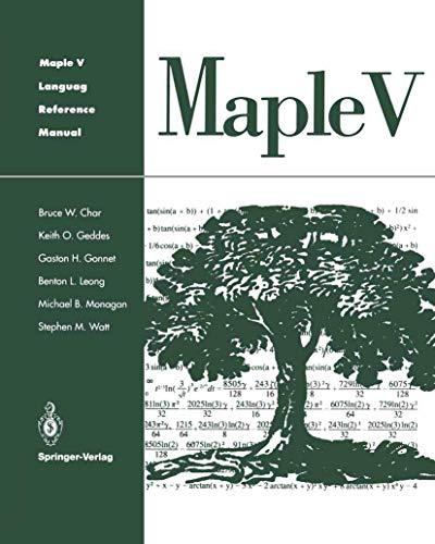 Maple V Language Reference Manual