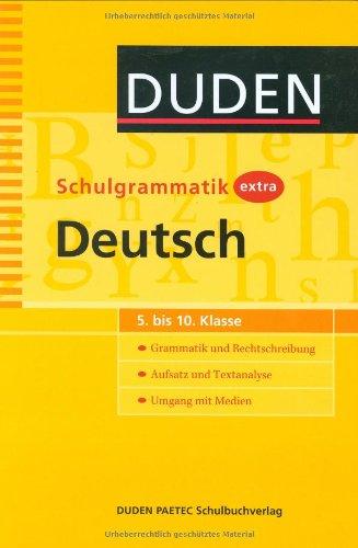 Duden Schulgrammatik extra. Deutsch