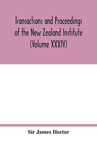 Transactions and proceedings of the New Zealand Institute (Volume XXXIV)