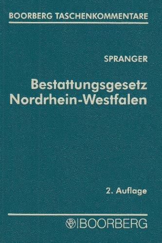 Bestattungsgesetz Nordrhein-Westfalen