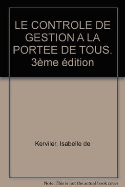 Le contrôle de gestion à la portée de tous !