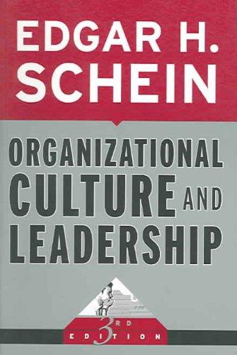 Organizational Culture and Leadership (Jossey-Bass Business & Management)