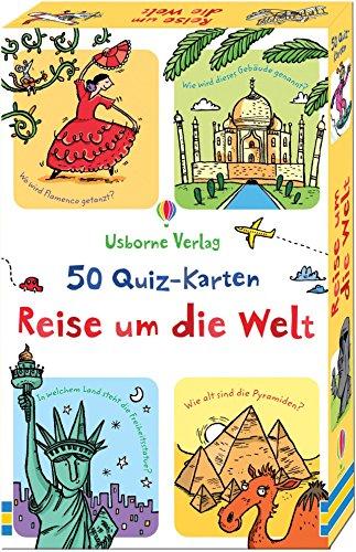 50 Quiz-Karten: Reise um die Welt