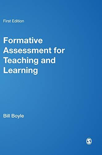 Formative Assessment for Teaching and Learning