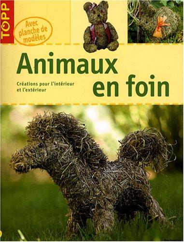 Animaux en foin : créations pour l'intérieur et l'extérieur