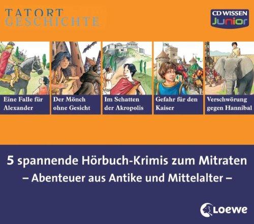 CD WISSEN Junior - TATORT GESCHICHTE - Sammel-Box - Abenteuer aus Antike und Mittelalter, 10 CDs