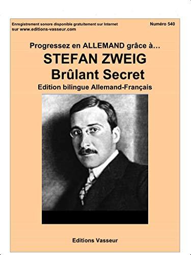 Progressez en allemand grâce à... Stefan Zweig : Brûlant secret