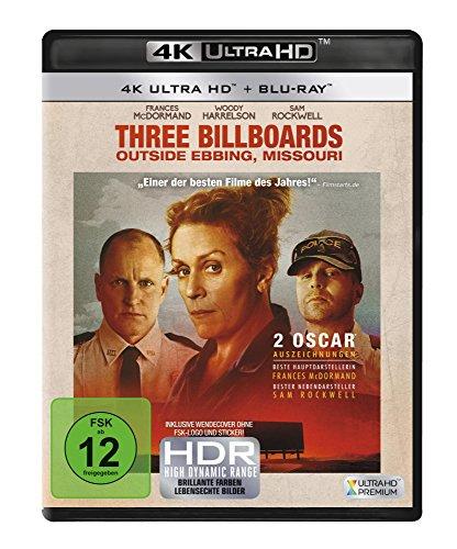 Three Billboards Outside Ebbing, Missouri (4K Ultra HD) [Blu-ray]