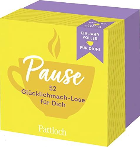 PAUSE - 52 Glücklichmach-Lose für dich: Ein Jahr voller kleiner Pausen für dich