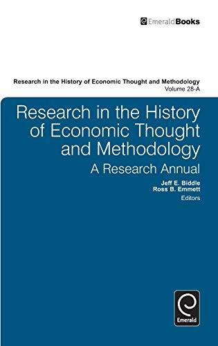 Research in the History of Economic Thought and Methodology: A Research Annual