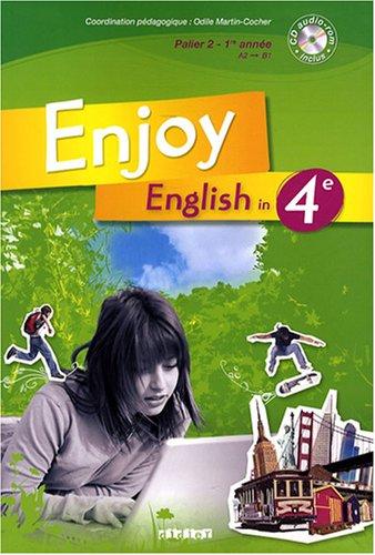 Enjoy English in 4e : palier 2 1re année, A2-B1