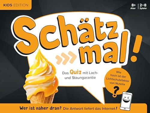 Schätz mal! Kids Edition: Das Quiz mit Lach- und Staungarantie | Ab 8 Jahre | 2-8 Spieler