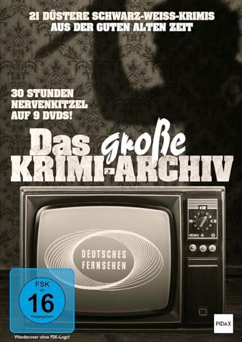 Das große Krimi-Archiv / 21 spannungsgeladene Krimi-Straßenfeger (Pidax Film- und Hörspielverlag) [9 DVDs]