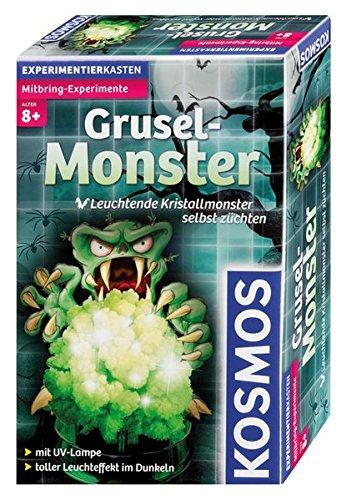 Kosmos 657369 - Grusel-Monster, leuchtende Kristall-Monster selbst züchten, Experimentierset für Kinder ab 8 Jahre