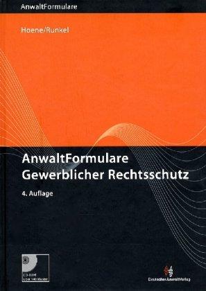 AnwaltFormulare Gewerblicher Rechtsschutz