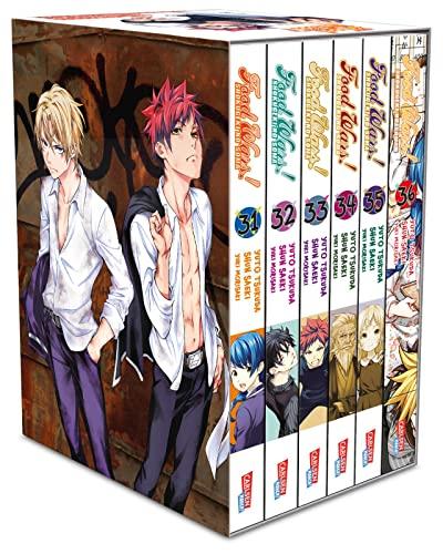 Food Wars - Shokugeki No Soma, Bände 31-36 im Sammelschuber mit Extra: Heiße Koch-Action im Internat – Mit Rezepten zum Nachkochen