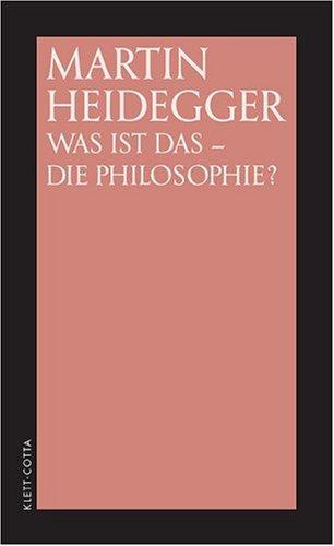 Was ist das - die Philosophie?