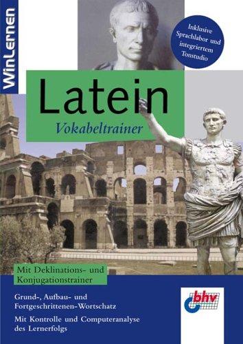 Latein Vokabeltrainer 2.0, 1 CD-ROM Grund-, Aufbau- und Fortgeschrittenen-Wortschatz. Individuell erweiterbar um bis zu 60 Lektionen. Kontrolle des Lernerfolgs. ... Sprachlabor und integriertem Tonsstudio