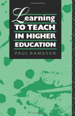 Learning to Teach in Higher Education