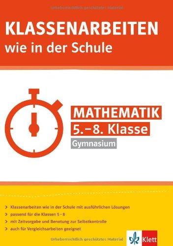 Klassenarbeiten wie in der Schule Mathematik