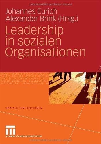 Leadership In Sozialen Organisationen (Soziale Investitionen) (German Edition)