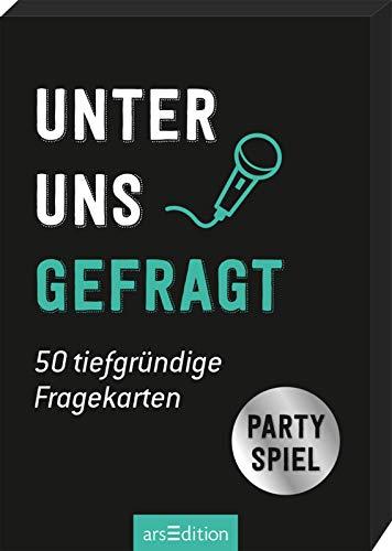 Unter uns gefragt. 50 tiefgründige Fragekarten: Partyspiel (Partyspiele)